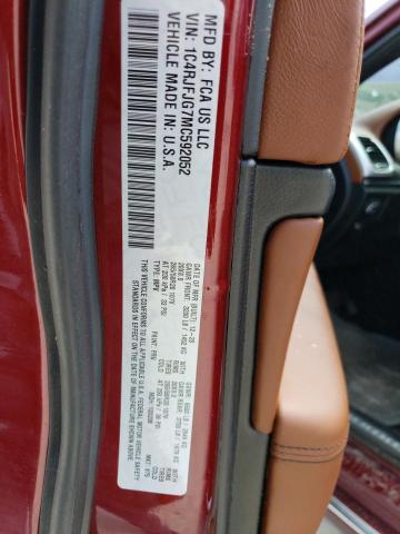 1C4RJFJG7MC592052 - 2021 JEEP GRAND CHER SUMMIT Tünd qırmızı foto 13