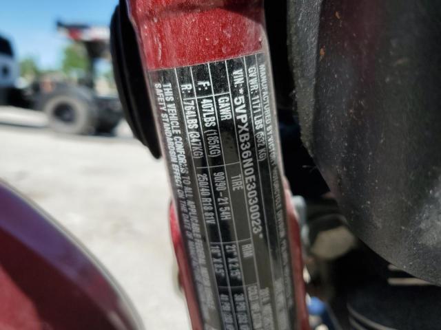 5VPXB36N0E3030023 - 2014 VICTORY MOTORCYCLES JACKPOT RED photo 10