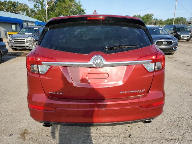 LRBFXESX1GD174643 - 2016 BUICK ENVISION PREMIUM RED photo 6