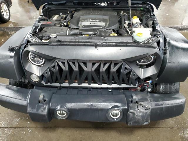 1C4BJWDG1HL671395 - 2017 JEEP WRANGLER U SPORT GRAY photo 11