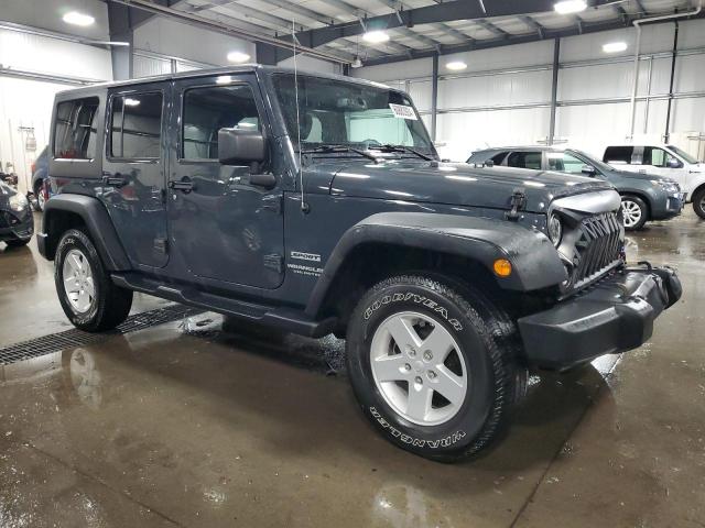 1C4BJWDG1HL671395 - 2017 JEEP WRANGLER U SPORT GRAY photo 4