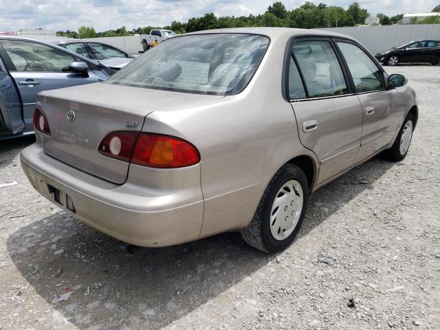 2T1BR12E11C510314 - 2001 TOYOTA COROLLA CE BEIGE photo 3