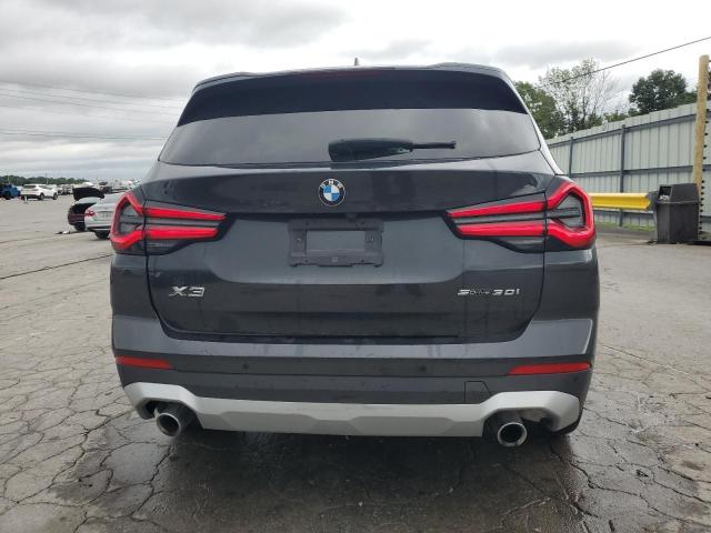 5UX43DP04N9L83612 - 2022 BMW X3 SDRIVE30I GRAY photo 6