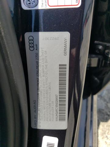 WAUHGAFC1EN028497 - 2014 AUDI A6 PRESTIGE ლურჯი ფოტო 12