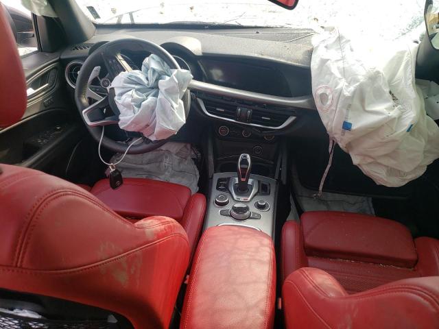 ZASPAKBN6N7D42137 - 2022 ALFA ROMEO STELVIO TI WHITE photo 8