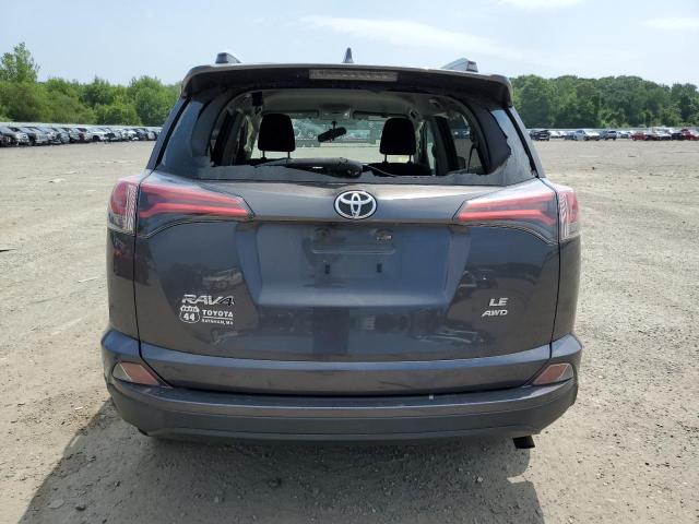 JTMBFREV0GJ074698 - 2016 TOYOTA RAV4 LE GRAY photo 6