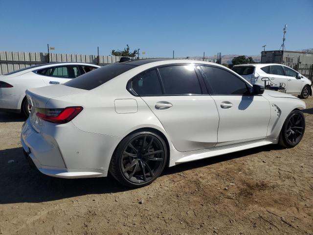 WBS33AY03MFL22707 - 2021 BMW M3 COMPETITION თეთრი ფოტო 3