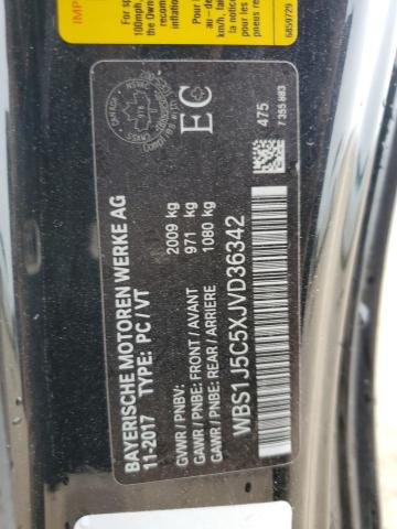 WBS1J5C5XJVD36342 - 2018 BMW M2 Schwarz Foto 12