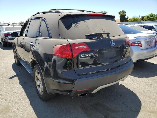 2HNYD28877H517342 - 2007 ACURA MDX SPORT BLACK photo 2