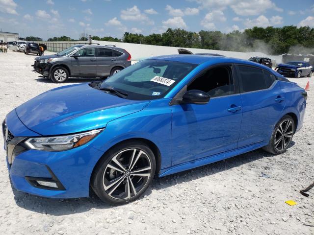 3N1AB8DV6LY227757 - 2020 NISSAN SENTRA SR BLUE photo 1