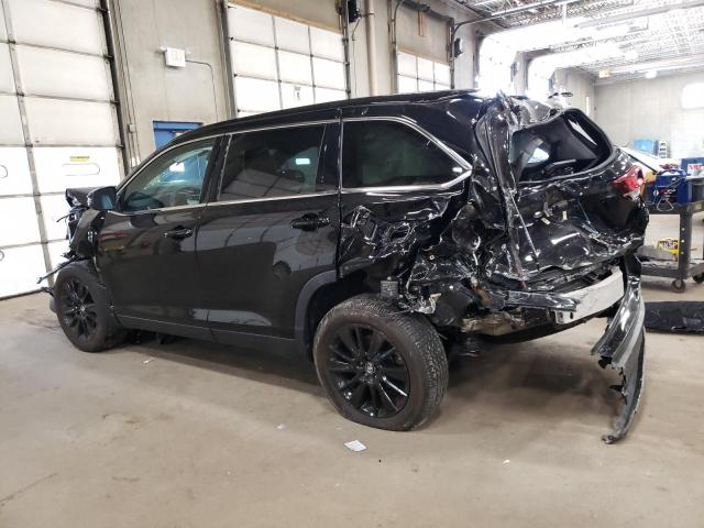 5TDJZRFH3KS613287 - 2019 TOYOTA HIGHLANDER SE BLACK photo 2