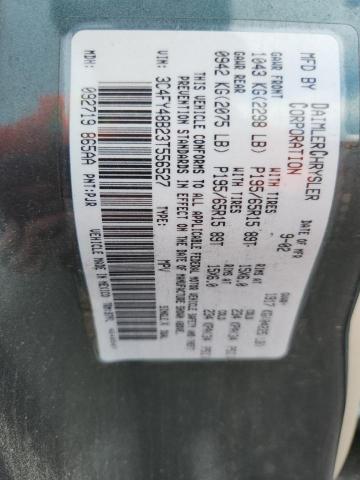 3C4FY48B23T556527 - 2003 CHRYSLER PT CRUISER CLASSIC 绿色 照片 12