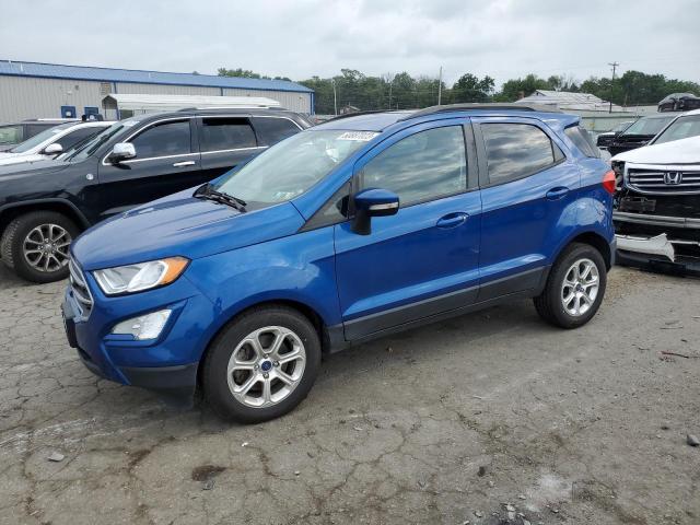 MAJ3S2GE0KC258045 - 2019 FORD ECOSPORT SE BLUE photo 1