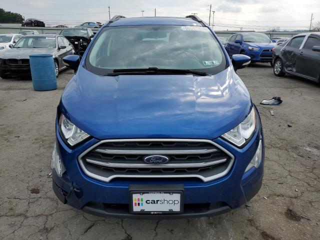 MAJ3S2GE0KC258045 - 2019 FORD ECOSPORT SE BLUE photo 5