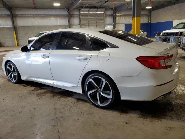 1HGCV2F35JA048022 - 2018 HONDA ACCORD SPORT Biały zdjęcie 2