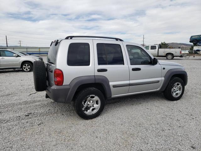 1J4GL48K73W582077 - 2003 JEEP LIBERTY SPORT SILVER photo 3