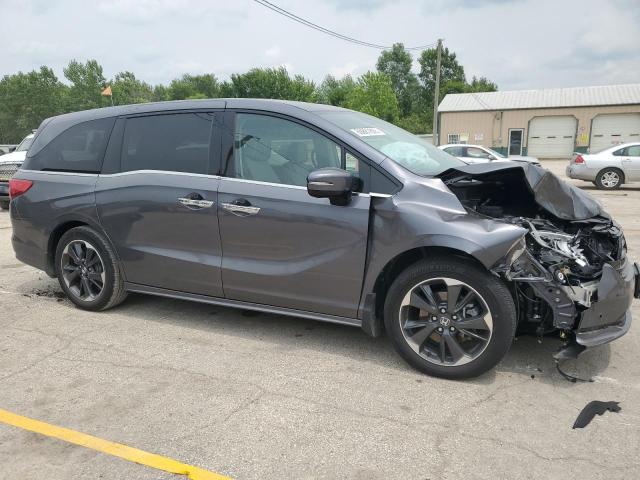 5FNRL6H97RB050767 - 2024 HONDA ODYSSEY ELITE GRAY photo 4