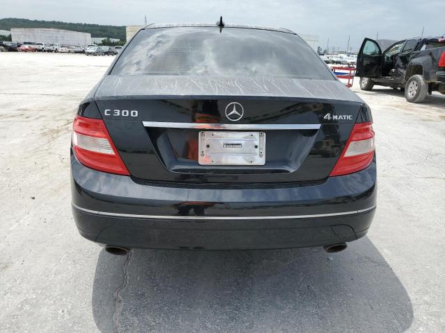 WDDGF81X88F111207 - 2008 MERCEDES-BENZ C 300 4MATIC BLACK photo 6