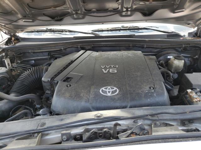 3TMJU4GN9EM165499 - 2014 TOYOTA TACOMA DOUBLE CAB PRERUNNER GRAY photo 11