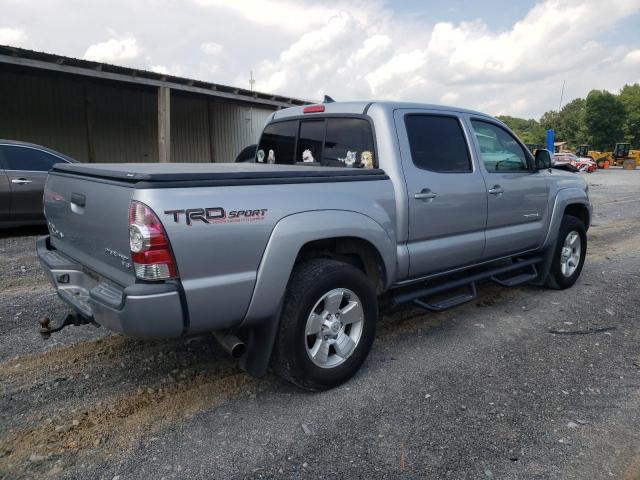 3TMJU4GN9EM165499 - 2014 TOYOTA TACOMA DOUBLE CAB PRERUNNER GRAY photo 3