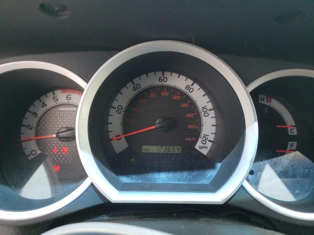 3TMJU4GN9EM165499 - 2014 TOYOTA TACOMA DOUBLE CAB PRERUNNER GRAY photo 9