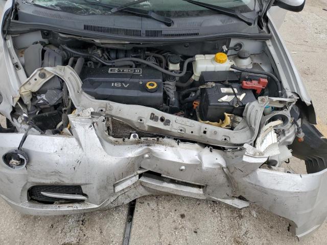 KL1TD566X8B089917 - 2008 CHEVROLET AVEO BASE SILVER photo 11