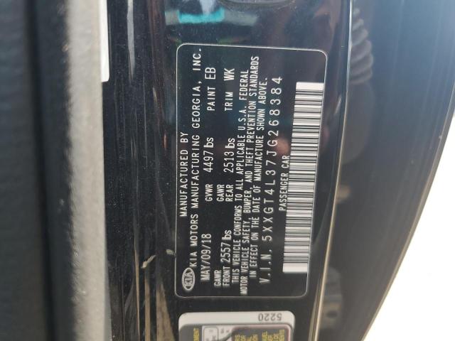5XXGT4L37JG268384 - 2018 KIA OPTIMA LX შავი ფოტო 12