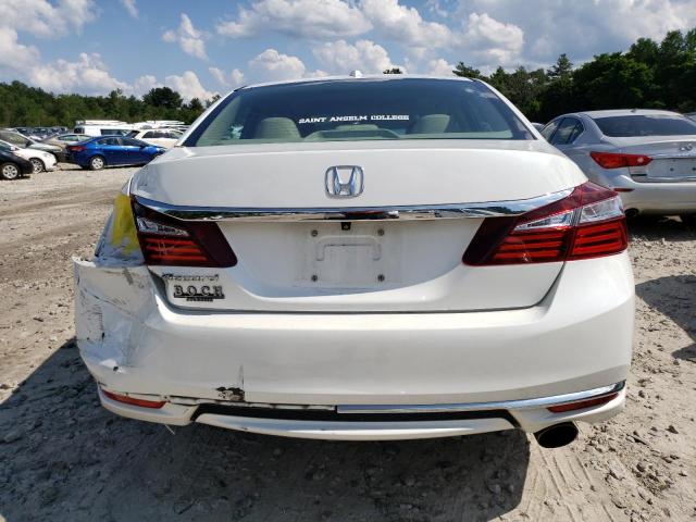 1HGCR2F86GA097237 - 2016 HONDA ACCORD EXL WHITE photo 6