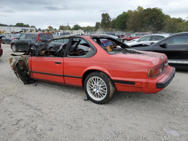 WBAEC8404F0610804 - 1985 BMW 635 CSI AUTOMATIC Czerwony zdjęcie 2