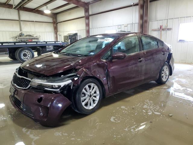 3KPFL4A71HE007305 - 2017 KIA FORTE LX MAROON photo 1