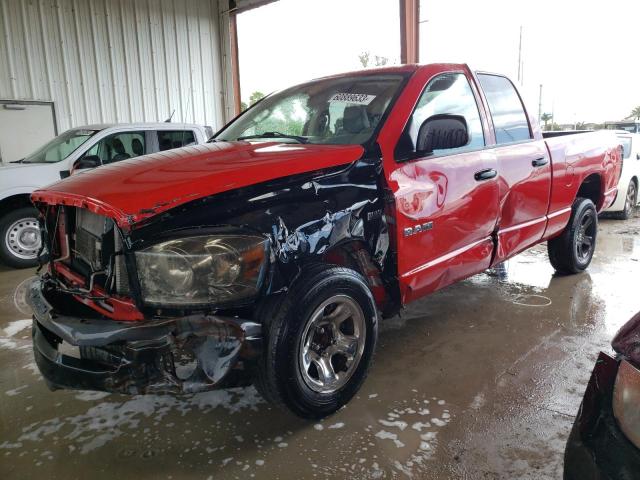 1D7HA18K98J137025 - 2008 DODGE RAM 1500 ST RED photo 1