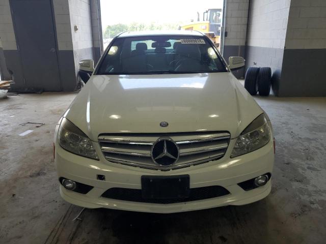 WDDGF81X08F169876 - 2008 MERCEDES-BENZ C 300 4MATIC WHITE photo 5