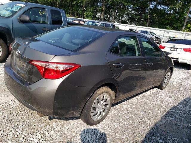 2T1BURHE2JC076926 - 2018 TOYOTA COROLLA L GRAY photo 3