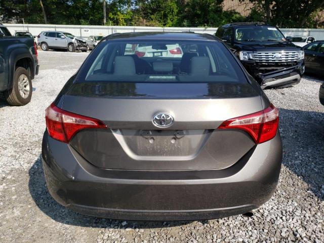 2T1BURHE2JC076926 - 2018 TOYOTA COROLLA L GRAY photo 6