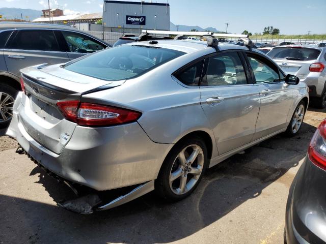 3FA6P0T93GR251160 - 2016 FORD FUSION SE SILVER photo 3