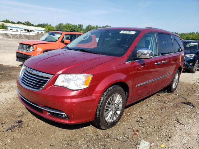 2C4RC1CG1DR660847 - 2013 CHRYSLER TOWN & COU TOURING L RED photo 1