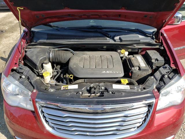 2C4RC1CG1DR660847 - 2013 CHRYSLER TOWN & COU TOURING L RED photo 11