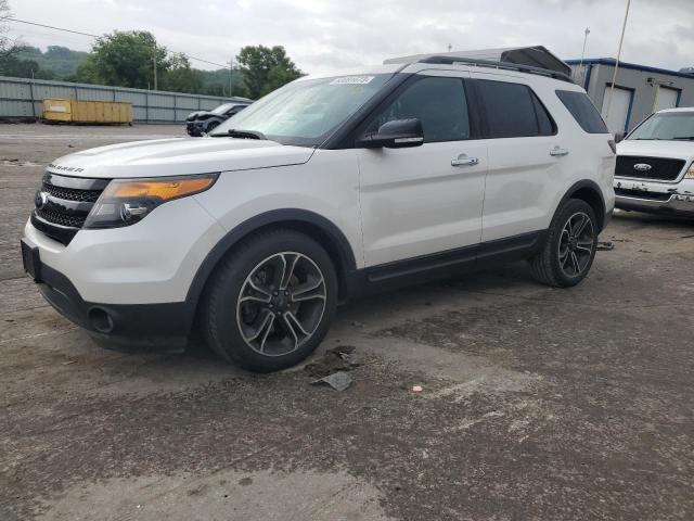 1FM5K8GT3EGB78302 - 2014 FORD EXPLORER SPORT WHITE photo 1