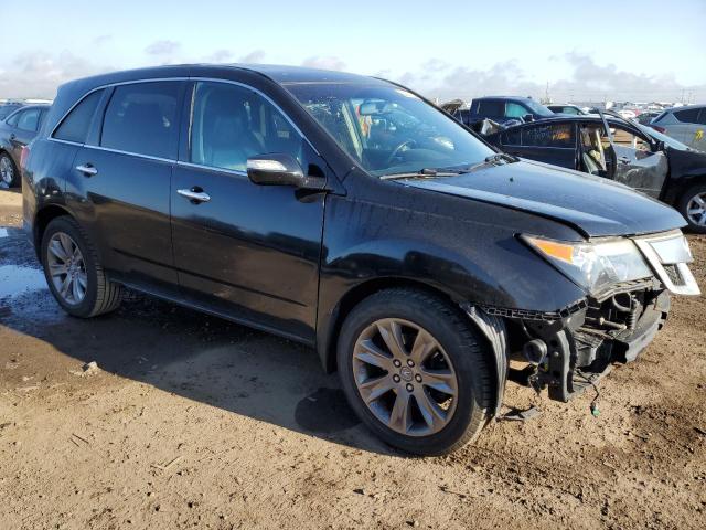 2HNYD2H50BH543456 - 2011 ACURA MDX ADVANCE BLACK photo 4