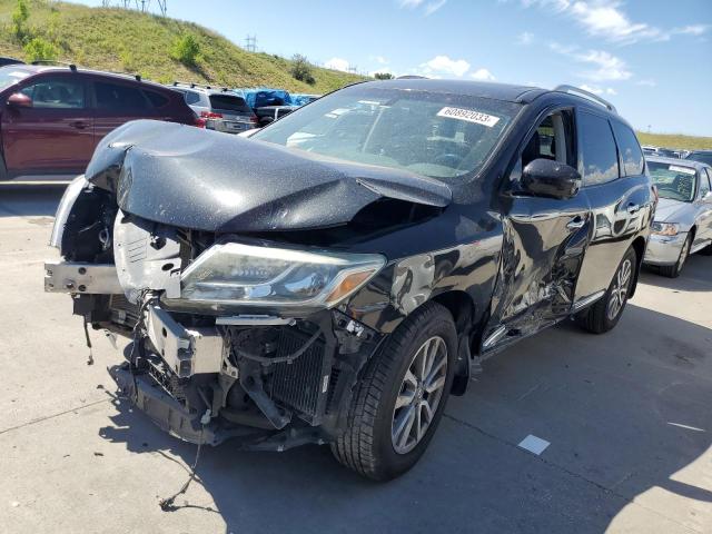 5N1AR2MM5GC653687 - 2016 NISSAN PATHFINDER S BLACK photo 1