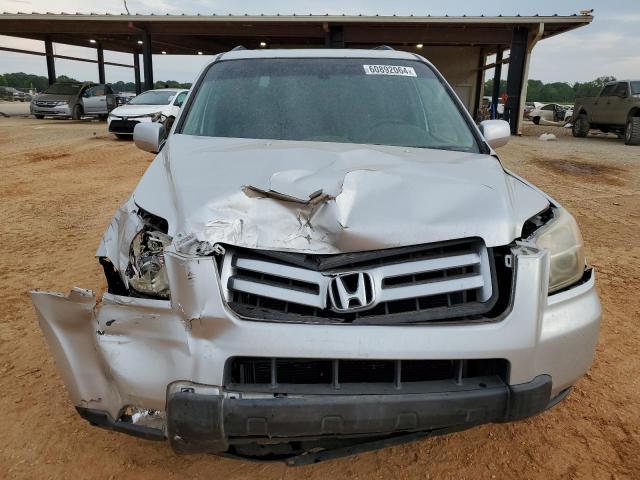 5FNYF28677B031120 - 2007 HONDA PILOT EXL SILVER photo 5