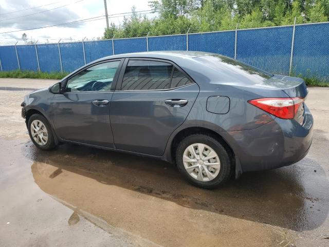 2T1BURHE7GC538681 - 2016 TOYOTA COROLLA L GRAY photo 2