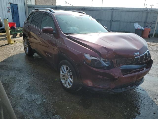 1C4PJLCB0MD150554 - 2021 JEEP CHEROKEE LATITUDE BURGUNDY photo 4