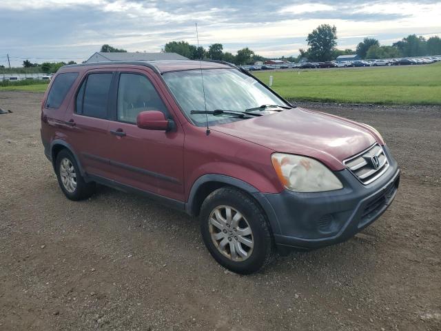 JHLRD78816C006205 - 2006 HONDA CR-V EX RED photo 4