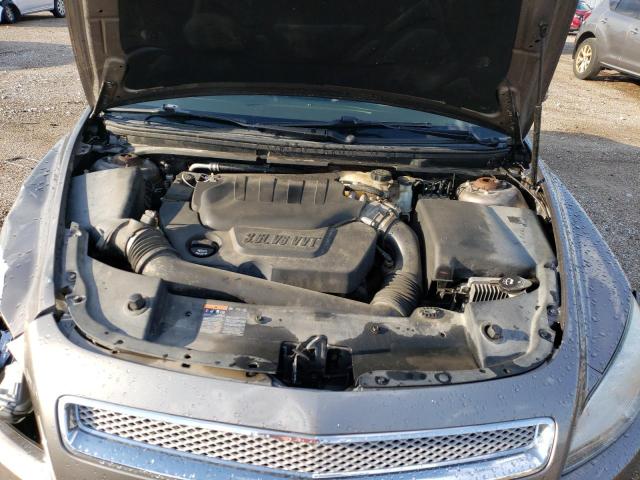 1G1ZG5E71CF164177 - 2012 CHEVROLET MALIBU LTZ ნაცრისფერი ფოტო 11