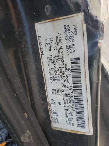 4TASN92N1XZ418687 - 1999 TOYOTA TACOMA XTRACAB PRERUNNER შავი ფოტო 12