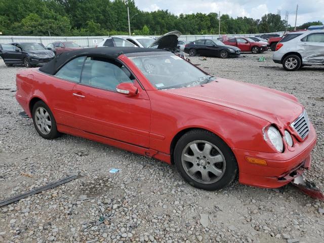 WDBLK65G72T117493 - 2002 MERCEDES-BENZ CLK 320 RED photo 4