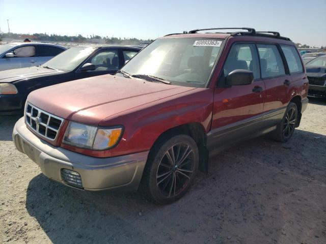 JF1SF6558XG725254 - 1999 SUBARU FORESTER S RED photo 1
