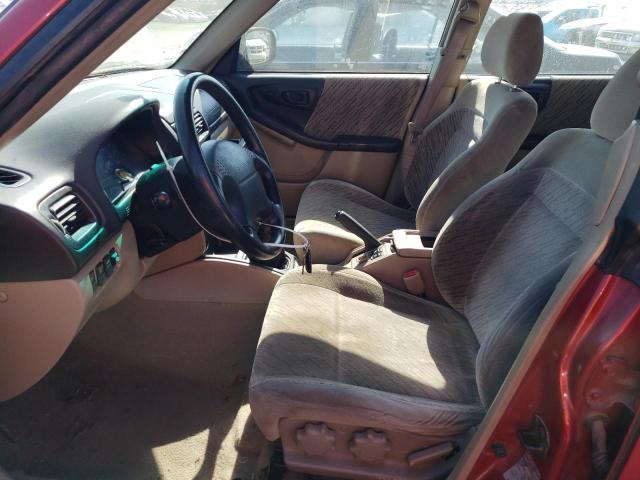 JF1SF6558XG725254 - 1999 SUBARU FORESTER S RED photo 7