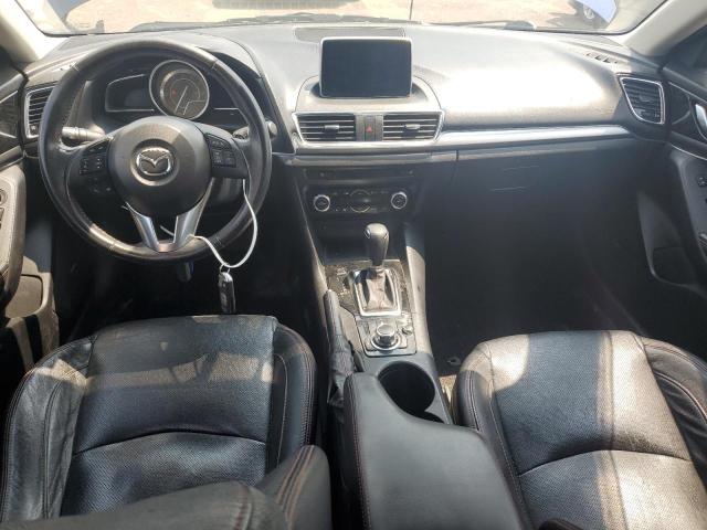 JM1BM1M35E1117307 - 2014 MAZDA 3 GRAND TOURING BLUE photo 8